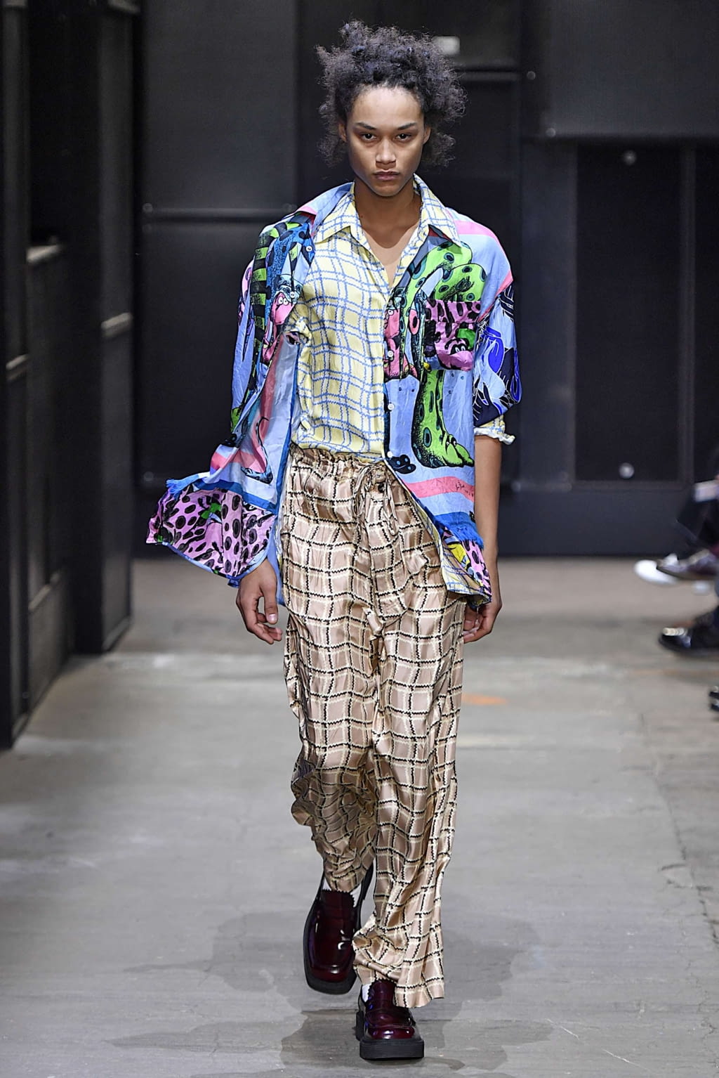 Fashion Week Milan Fall/Winter 2019 look 9 from the Marni collection 男装
