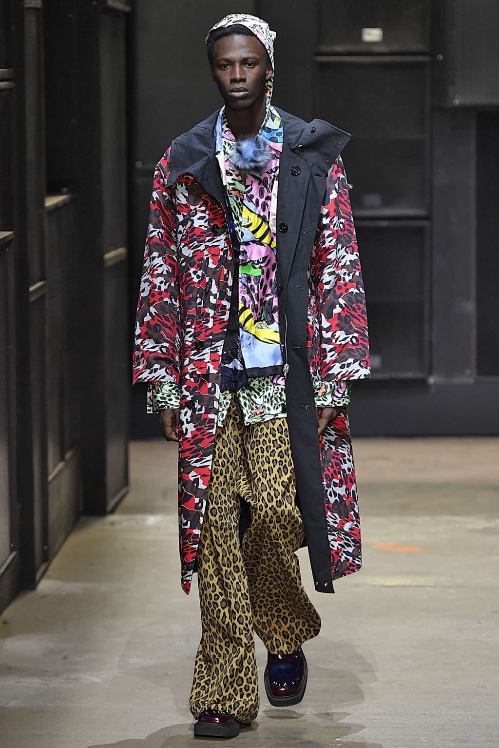 Fashion Week Milan Fall/Winter 2019 look 10 from the Marni collection 男装