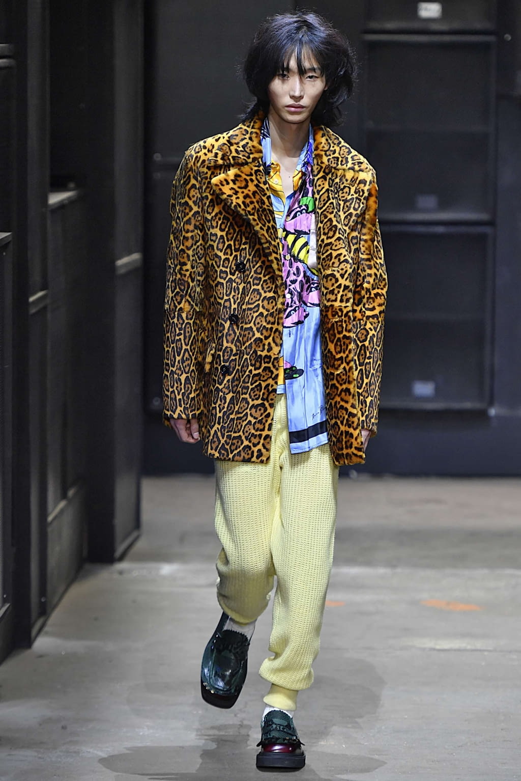 Fashion Week Milan Fall/Winter 2019 look 12 from the Marni collection 男装