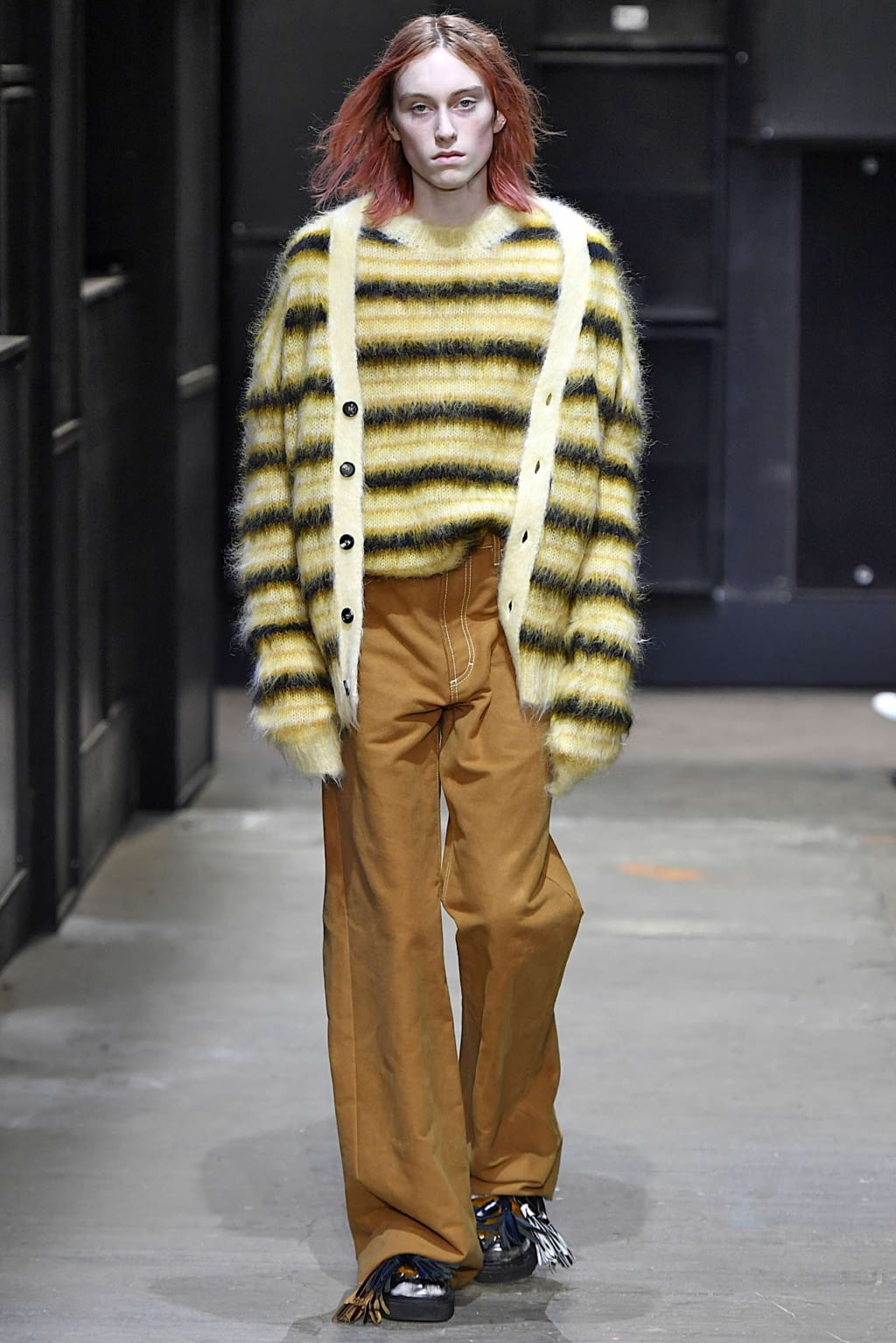 Fashion Week Milan Fall/Winter 2019 look 13 from the Marni collection 男装