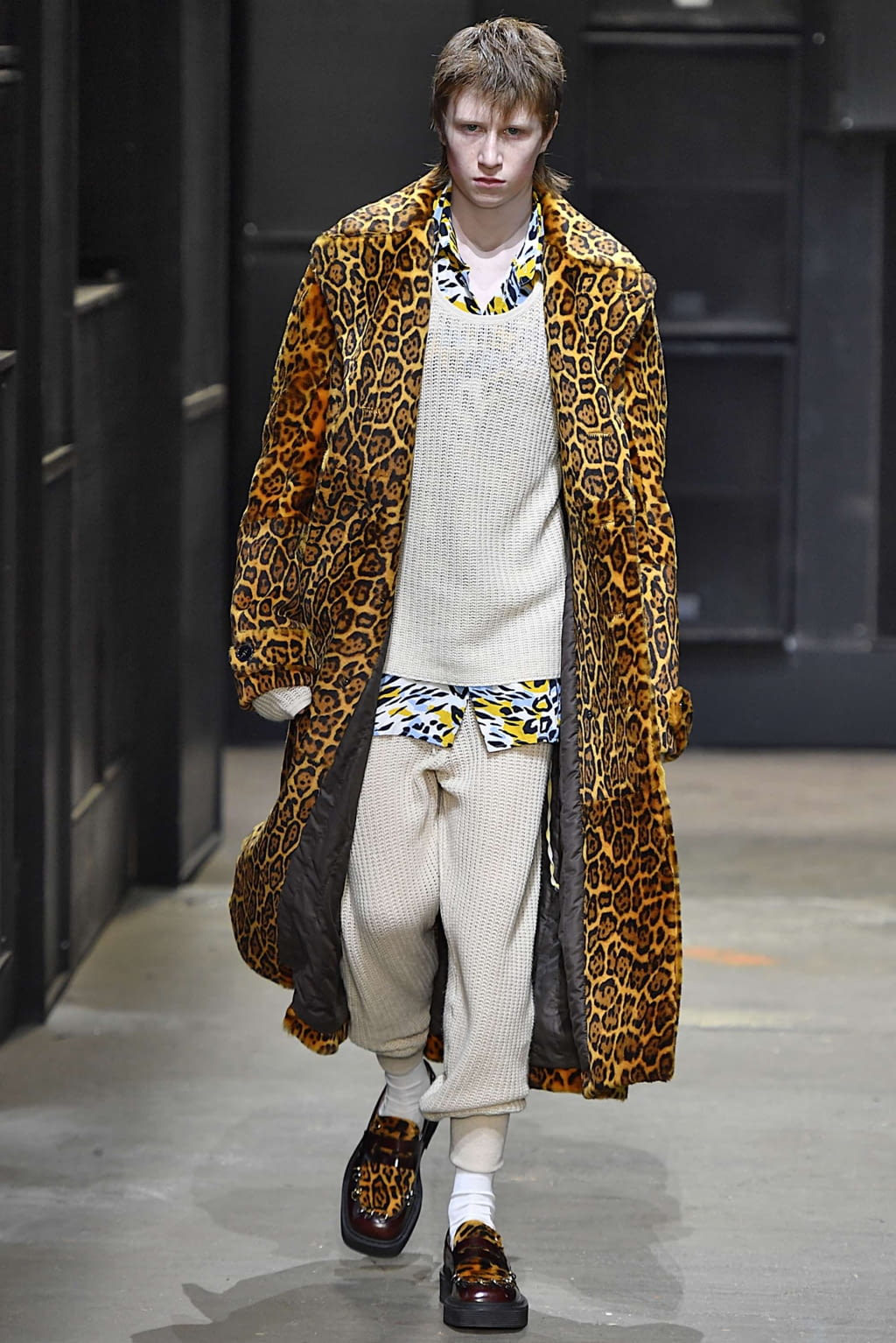 Fashion Week Milan Fall/Winter 2019 look 14 from the Marni collection 男装