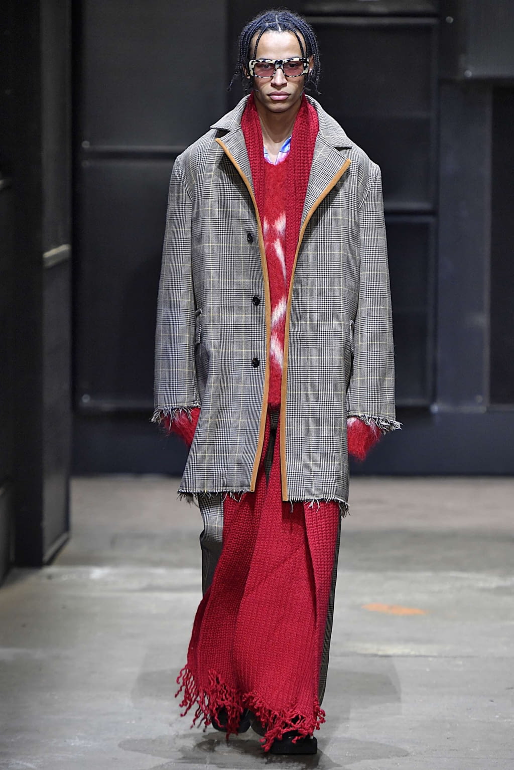 Fashion Week Milan Fall/Winter 2019 look 19 from the Marni collection 男装