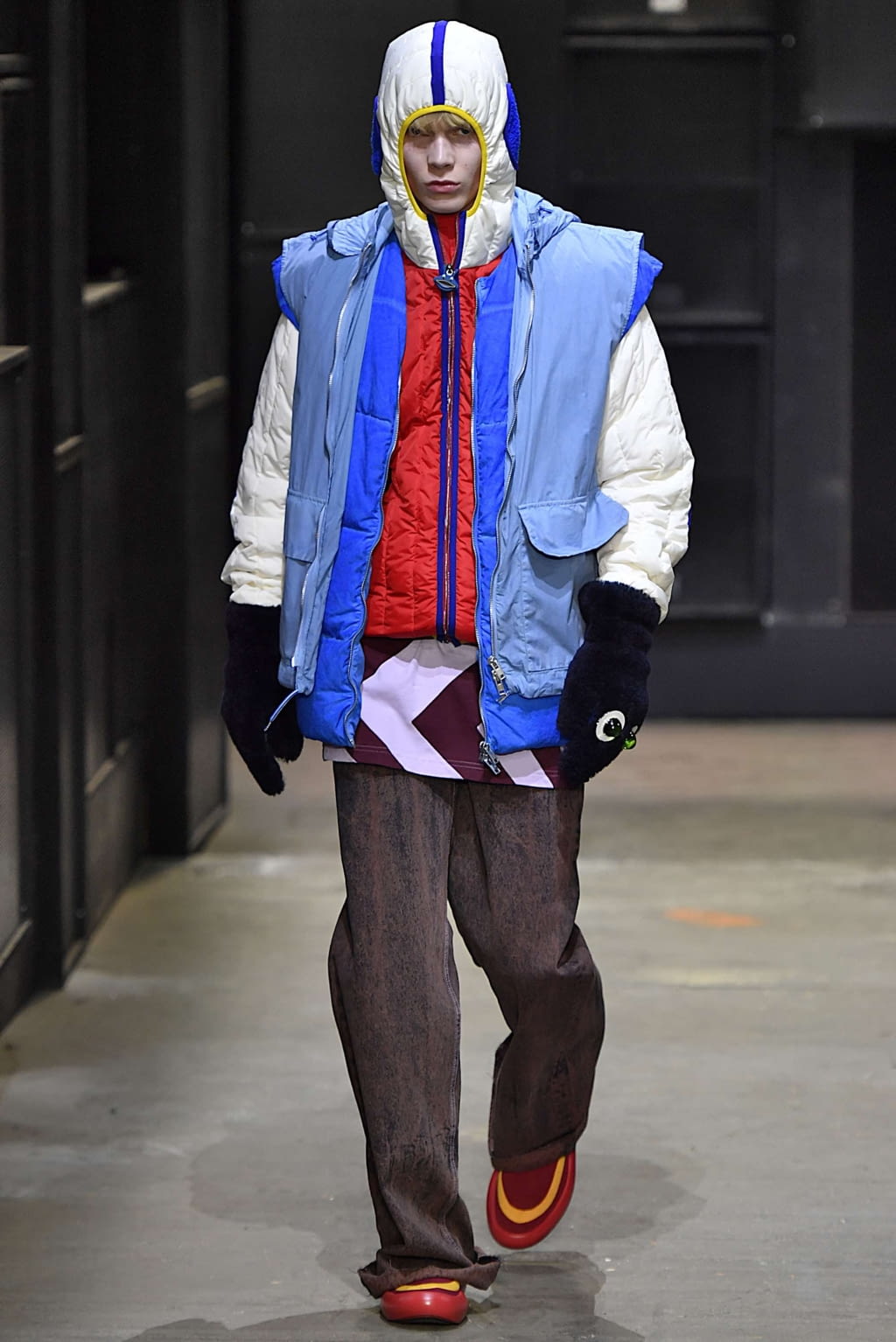 Fashion Week Milan Fall/Winter 2019 look 24 from the Marni collection 男装
