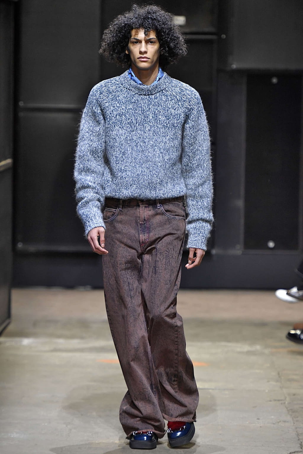 Fashion Week Milan Fall/Winter 2019 look 27 from the Marni collection 男装