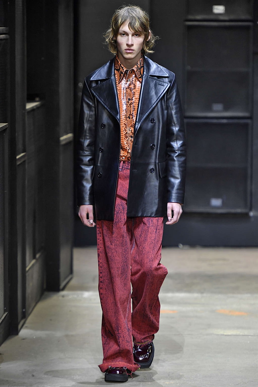 Fashion Week Milan Fall/Winter 2019 look 28 from the Marni collection 男装