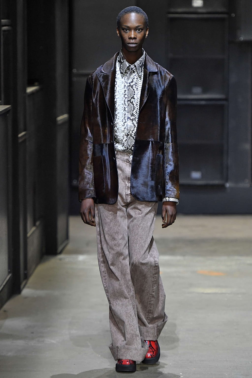 Fashion Week Milan Fall/Winter 2019 look 29 from the Marni collection 男装