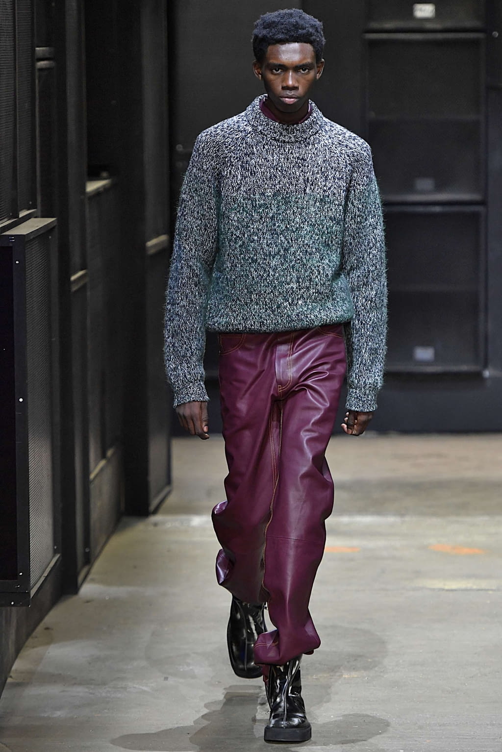 Fashion Week Milan Fall/Winter 2019 look 30 from the Marni collection 男装