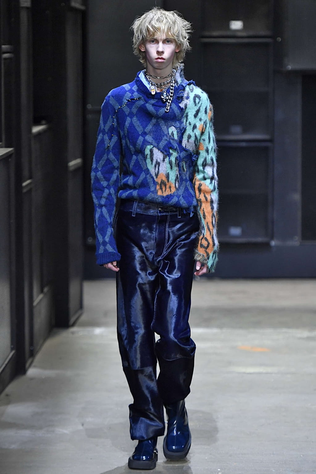 Fashion Week Milan Fall/Winter 2019 look 32 from the Marni collection 男装