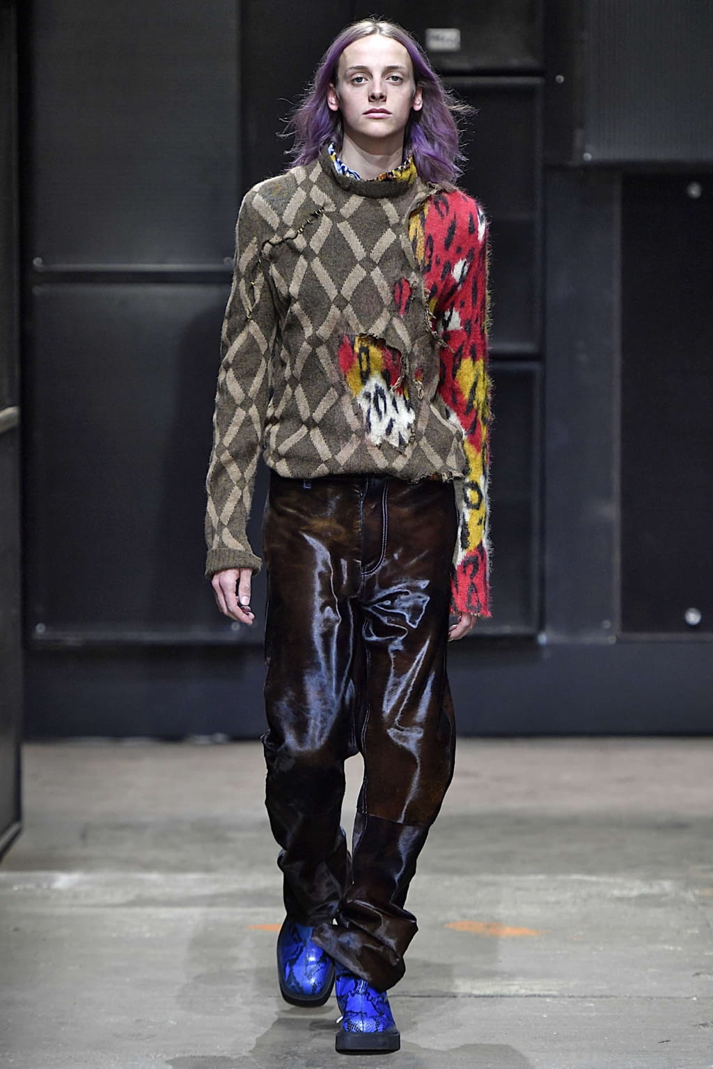 Fashion Week Milan Fall/Winter 2019 look 35 from the Marni collection 男装