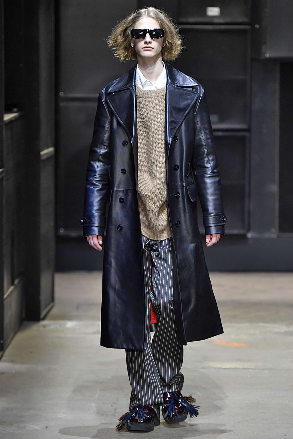 Fashion Week Milan Fall/Winter 2019 look 37 from the Marni collection 男装