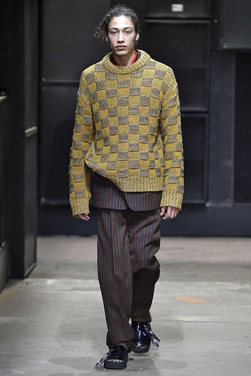 Fashion Week Milan Fall/Winter 2019 look 36 from the Marni collection 男装