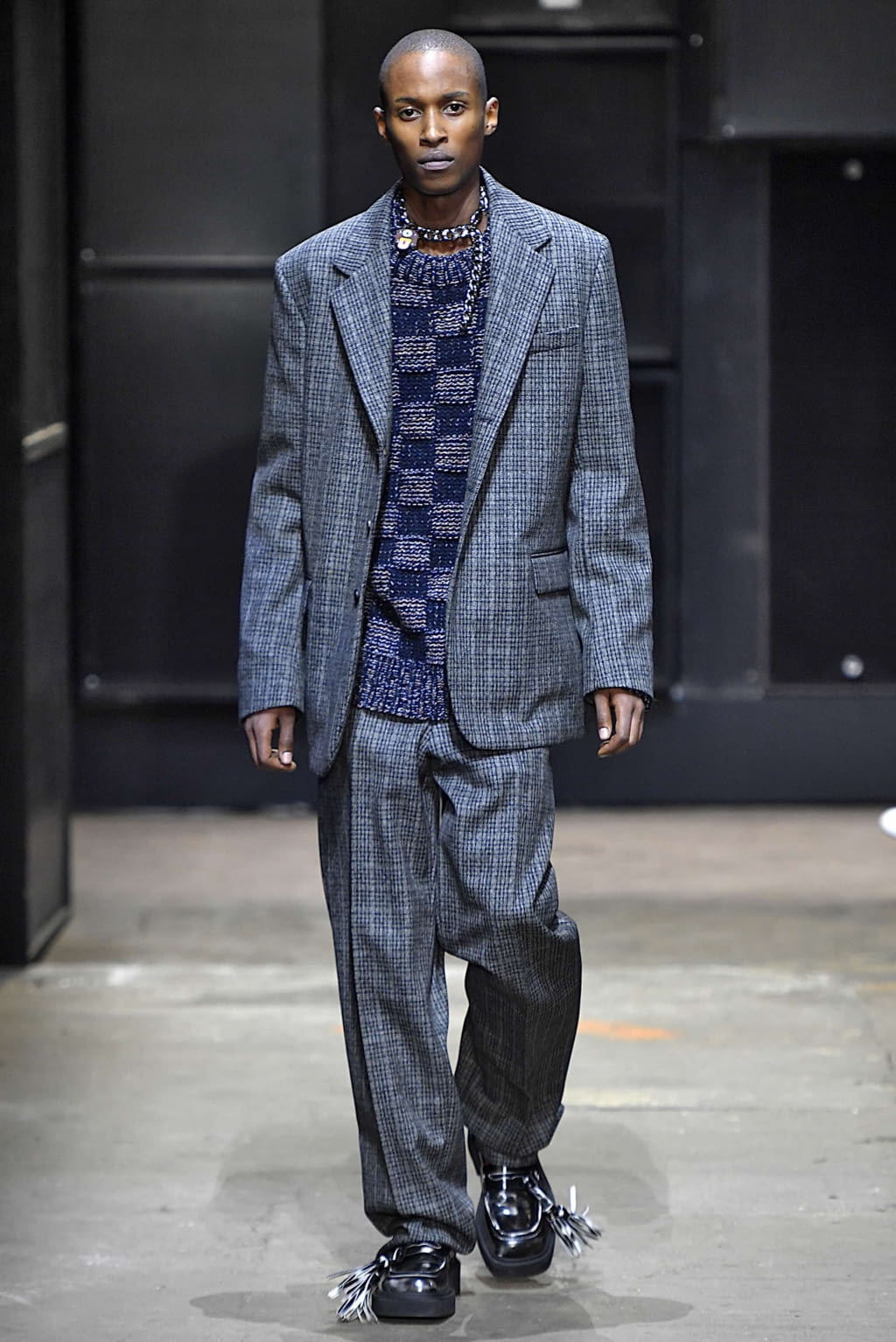 Fashion Week Milan Fall/Winter 2019 look 38 from the Marni collection 男装