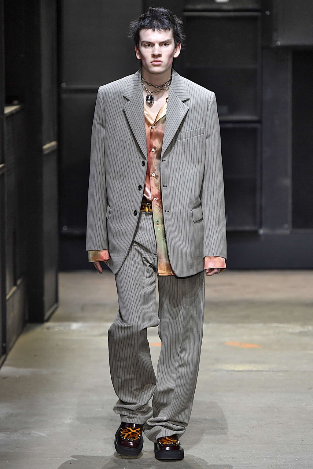 Fashion Week Milan Fall/Winter 2019 look 42 from the Marni collection 男装
