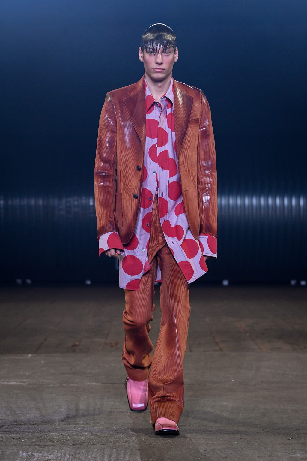 Fashion Week Milan Fall/Winter 2020 look 27 from the Marni collection 男装