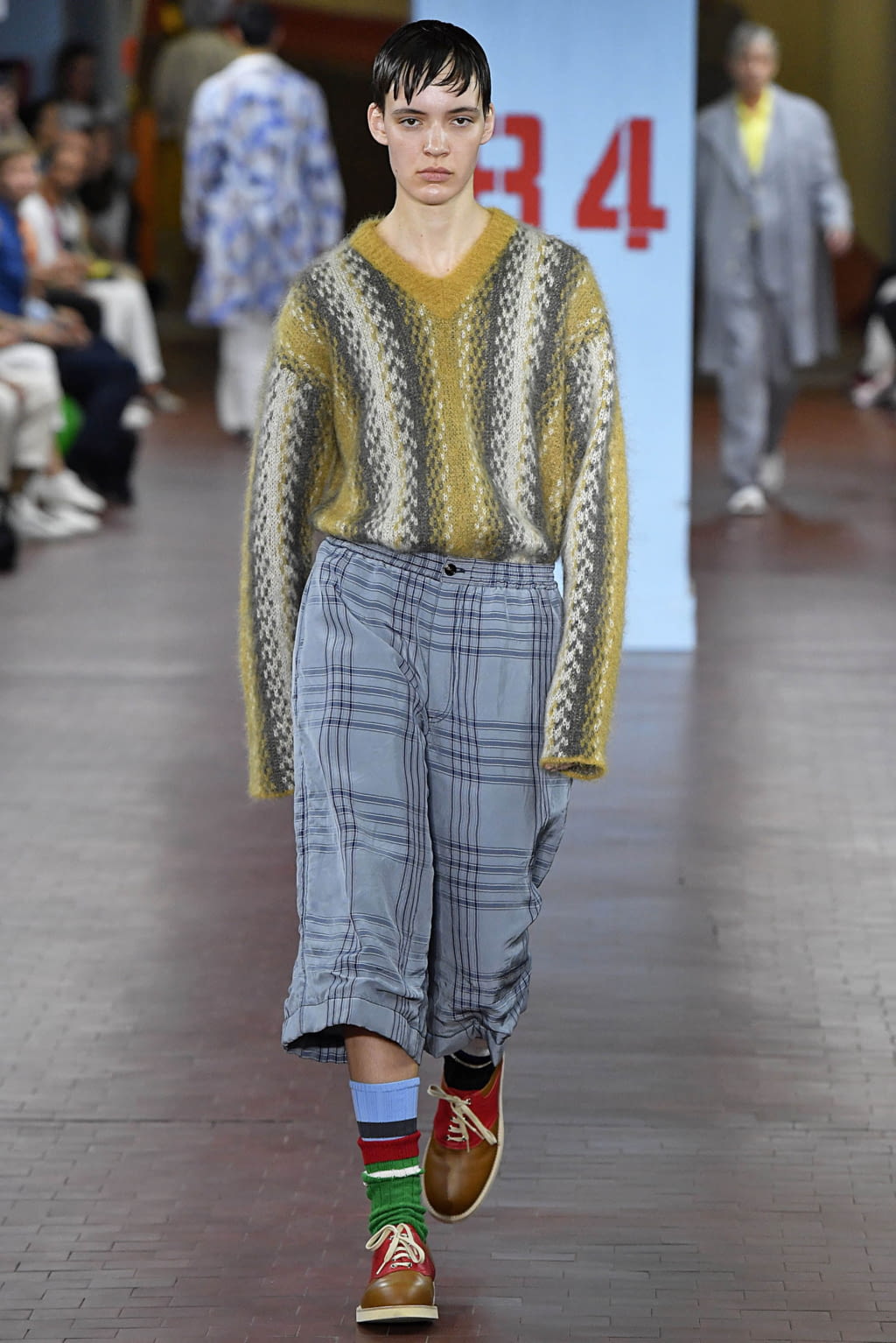 Fashion Week Milan Spring/Summer 2019 look 19 from the Marni collection 男装