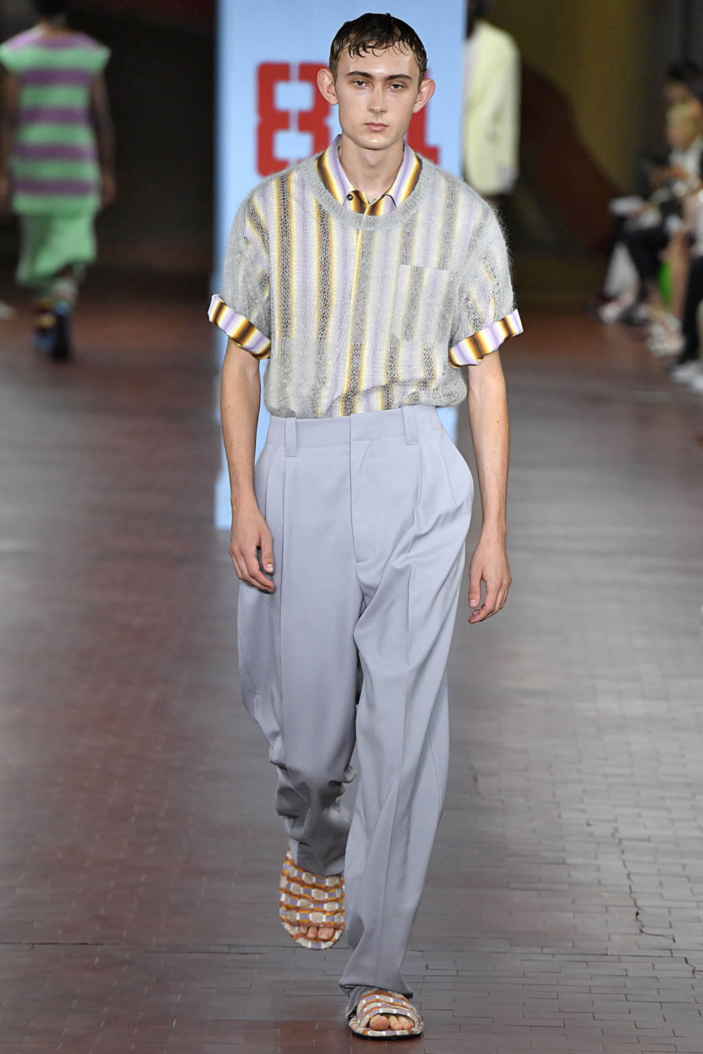 Fashion Week Milan Spring/Summer 2019 look 22 from the Marni collection 男装