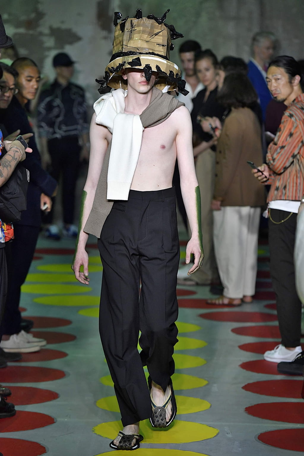 Fashion Week Milan Spring/Summer 2020 look 7 from the Marni collection 男装