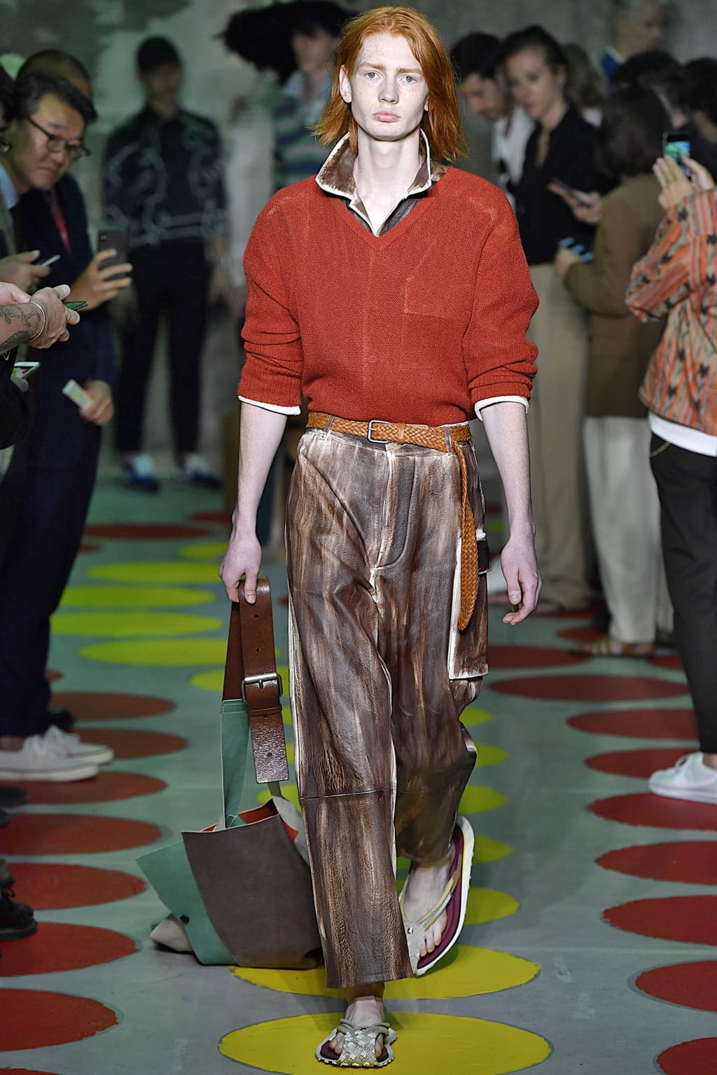 Fashion Week Milan Spring/Summer 2020 look 12 from the Marni collection menswear