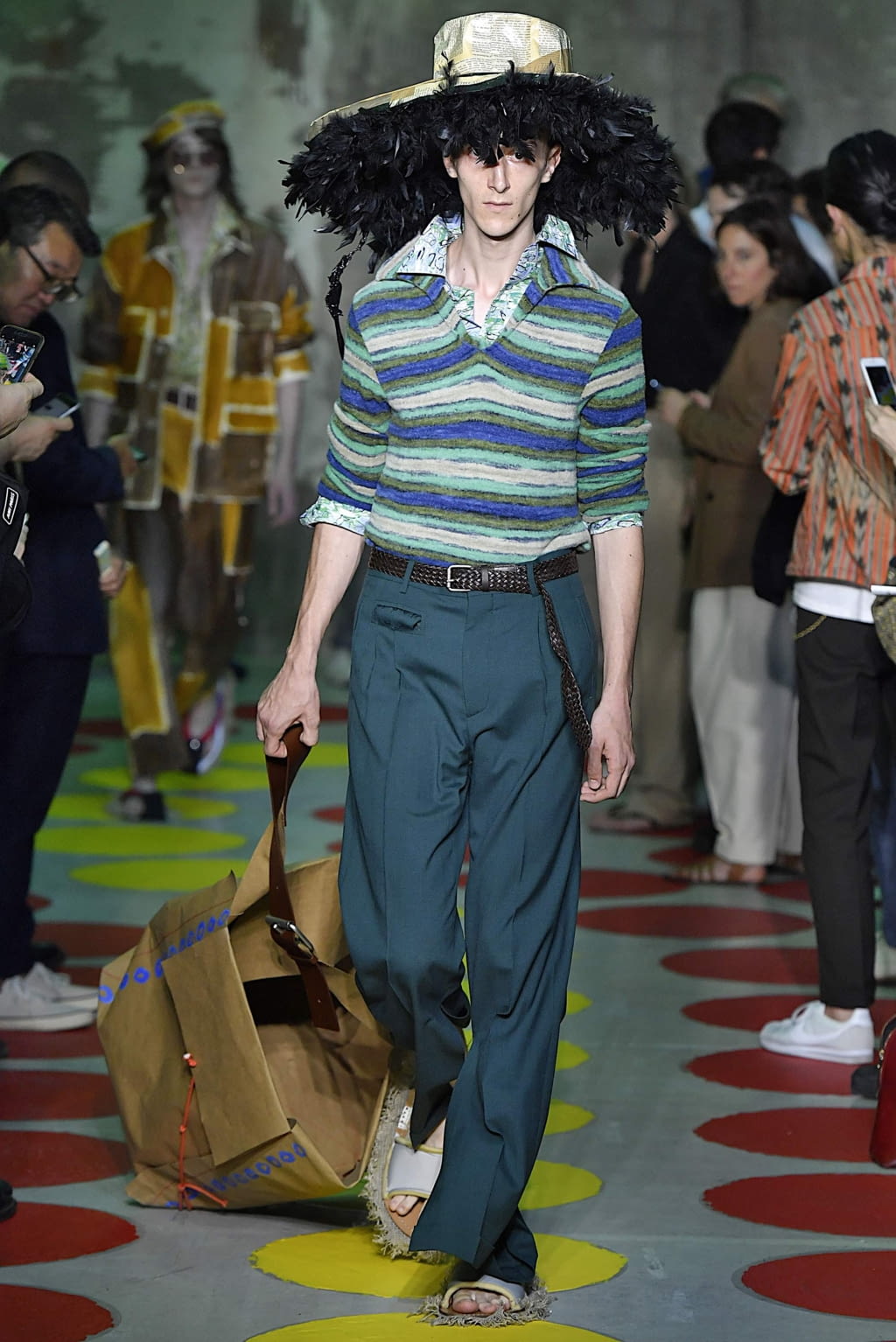 Fashion Week Milan Spring/Summer 2020 look 13 from the Marni collection menswear