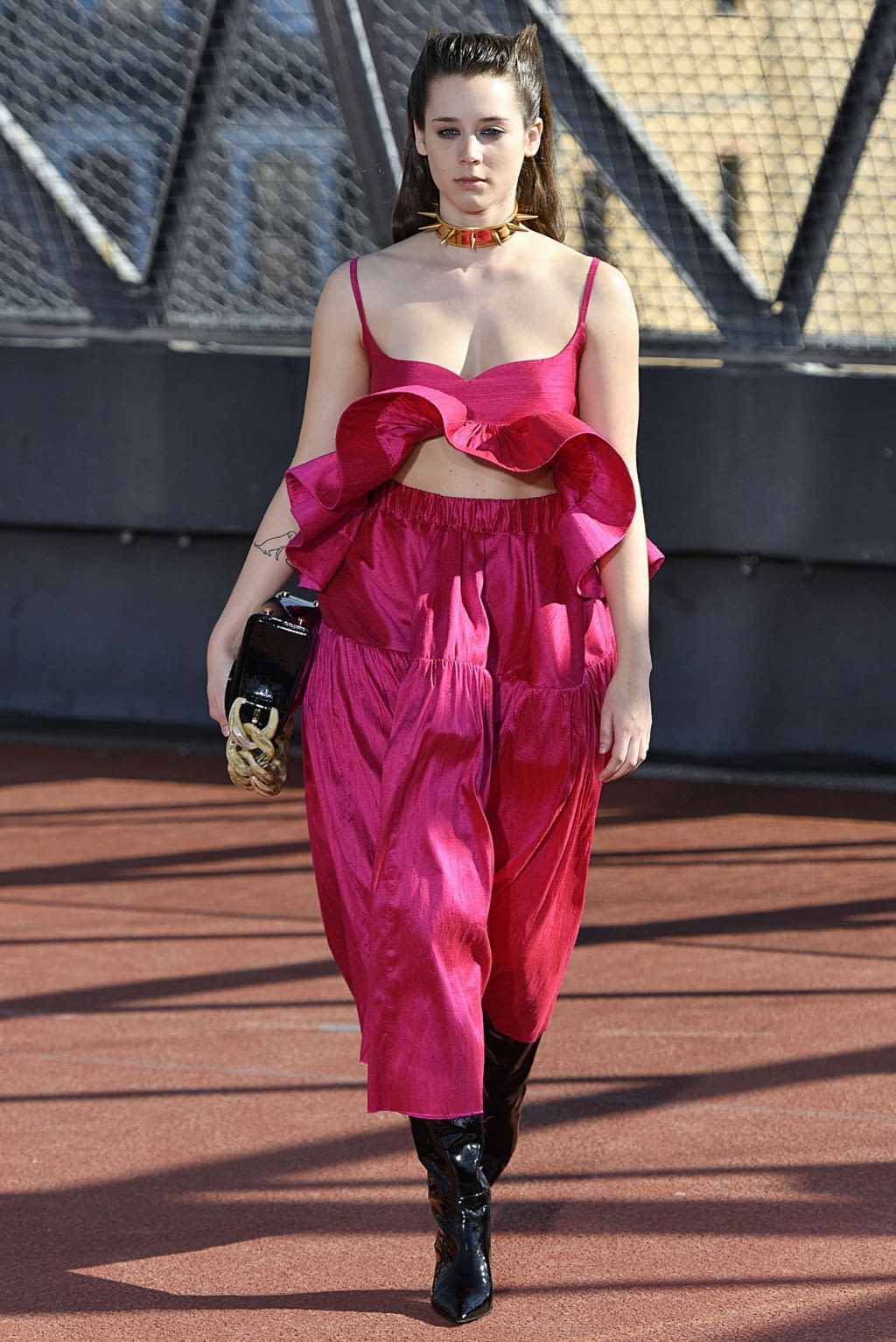 Fashion Week Paris Spring/Summer 2019 look 44 from the Marques' Almeida collection womenswear
