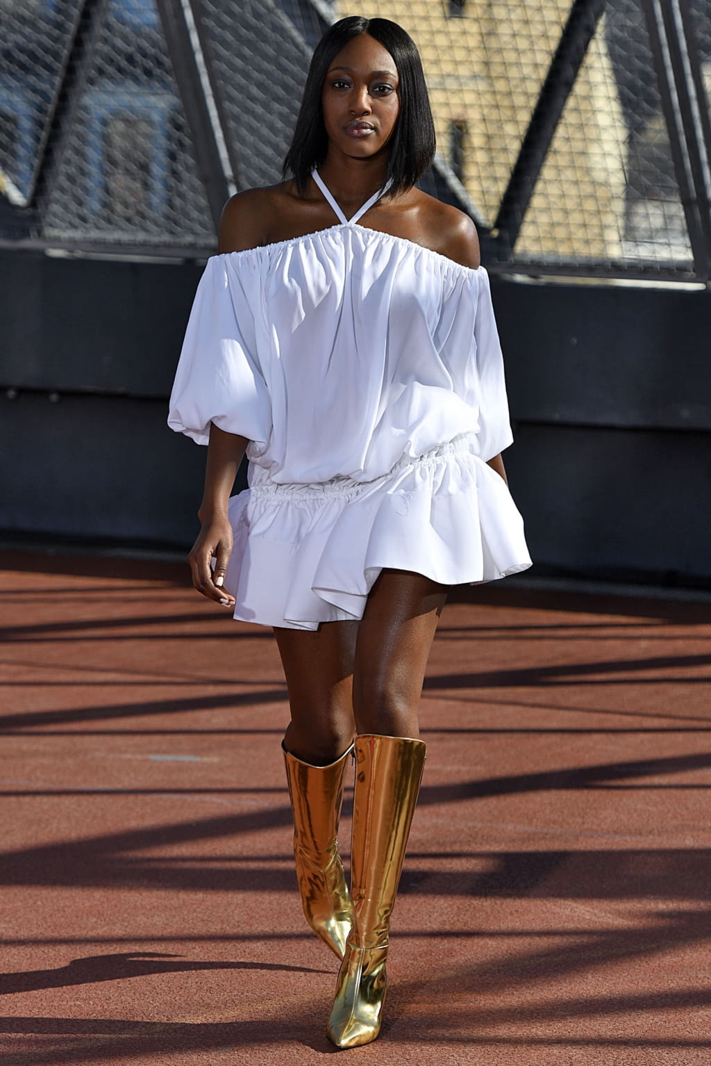 Fashion Week Paris Spring/Summer 2019 look 71 from the Marques' Almeida collection womenswear
