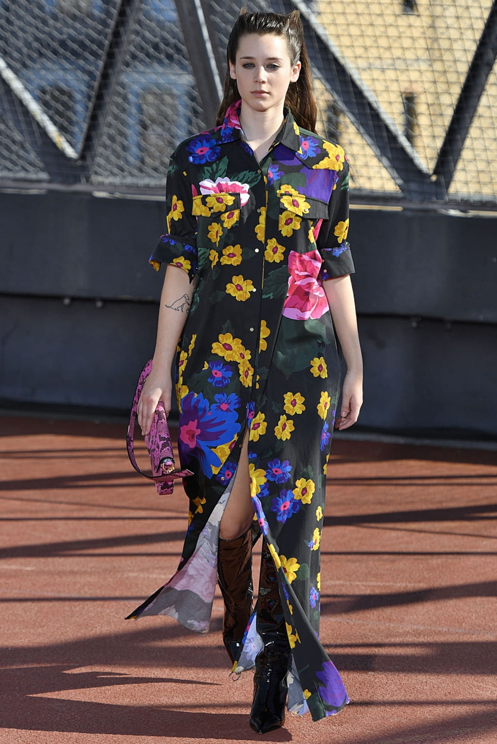 Fashion Week Paris Spring/Summer 2019 look 88 from the Marques' Almeida collection womenswear