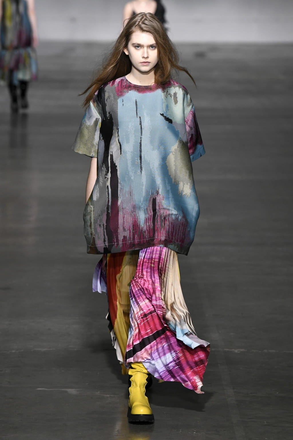Fashion Week London Fall/Winter 2020 look 9 from the Marques' Almeida collection womenswear