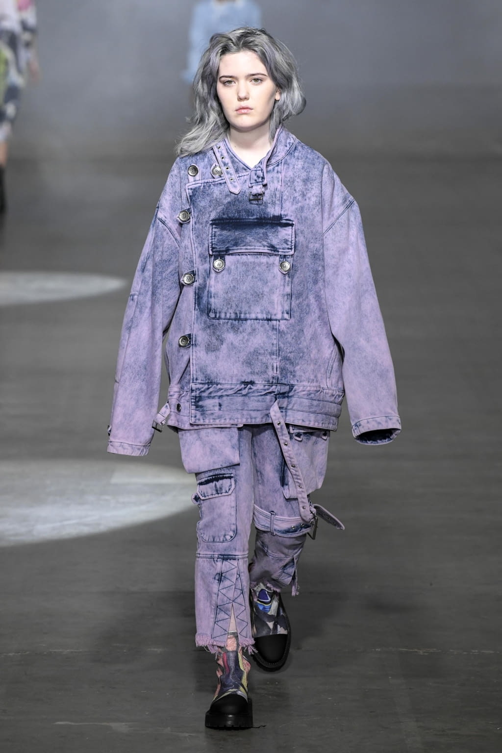 Fashion Week London Fall/Winter 2020 look 36 from the Marques' Almeida collection womenswear