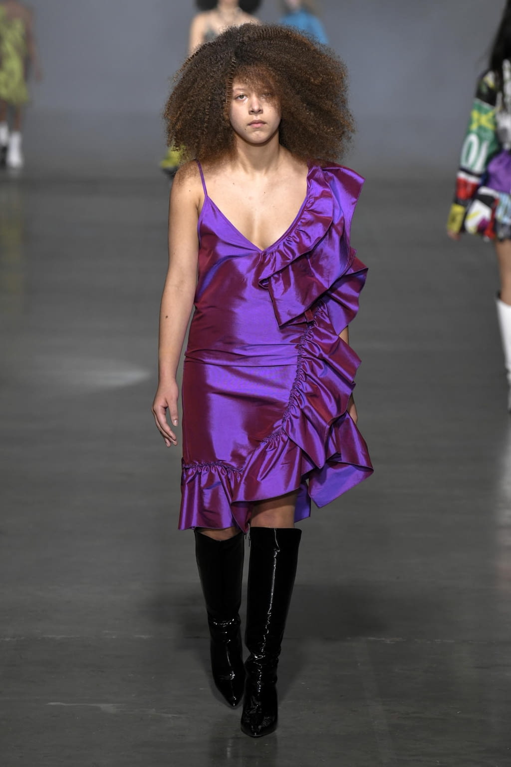 Fashion Week London Fall/Winter 2020 look 40 from the Marques' Almeida collection 女装