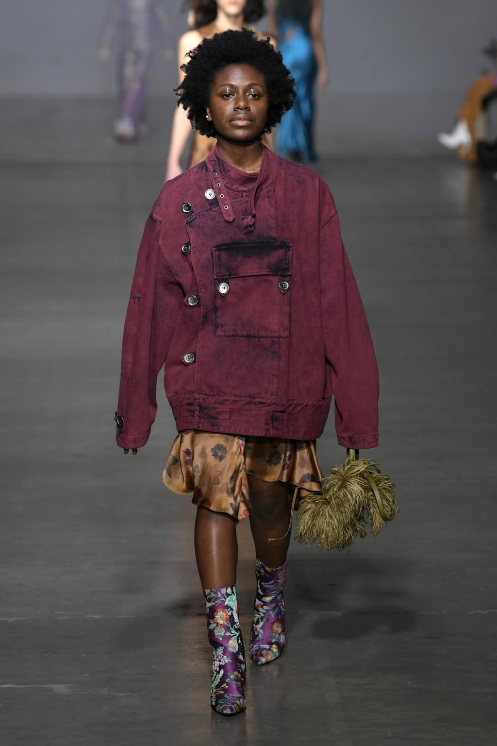 Fashion Week London Fall/Winter 2020 look 46 from the Marques' Almeida collection womenswear