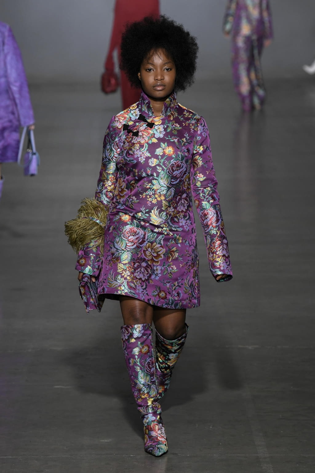 Fashion Week London Fall/Winter 2020 look 51 from the Marques' Almeida collection 女装