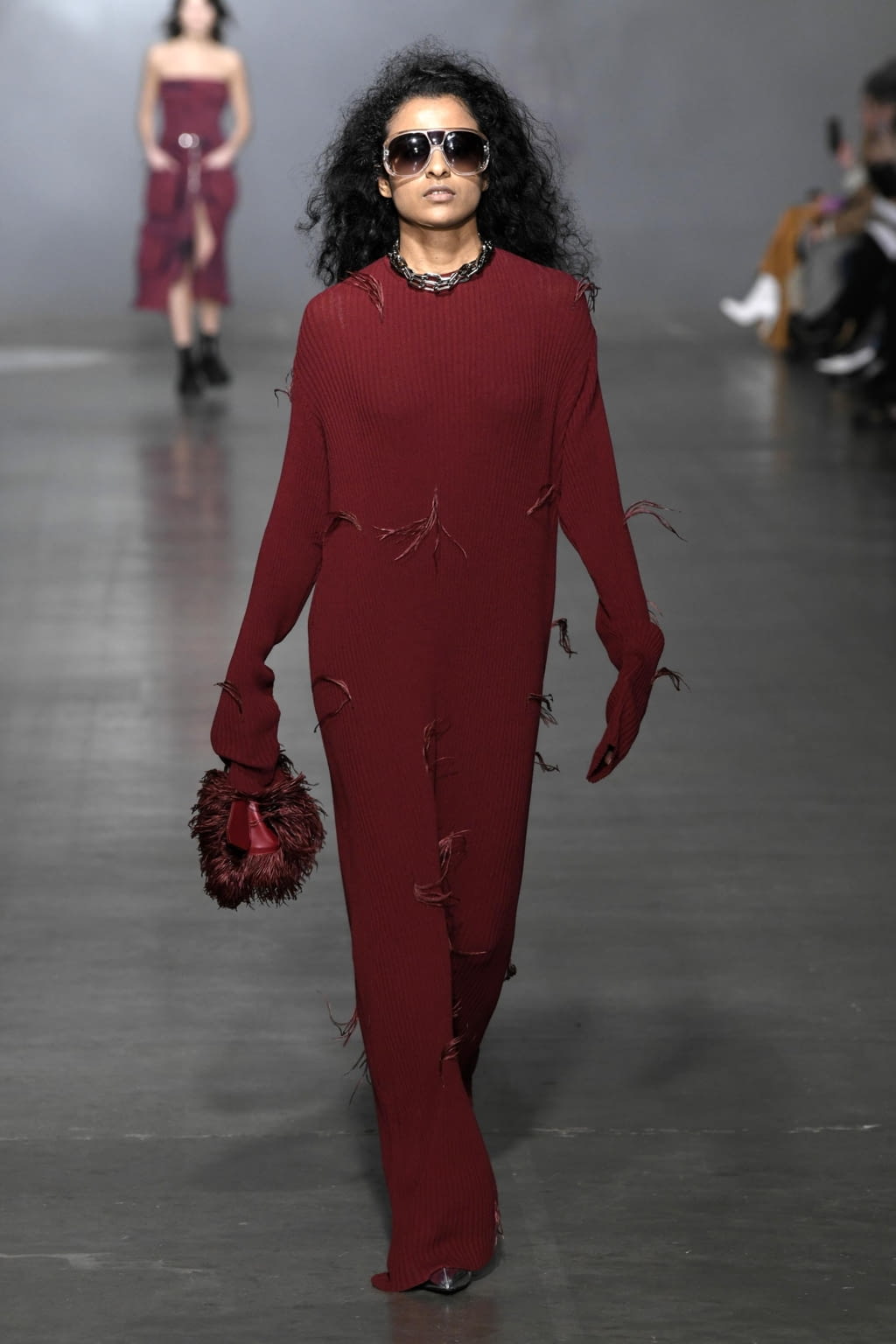 Fashion Week London Fall/Winter 2020 look 52 from the Marques' Almeida collection 女装