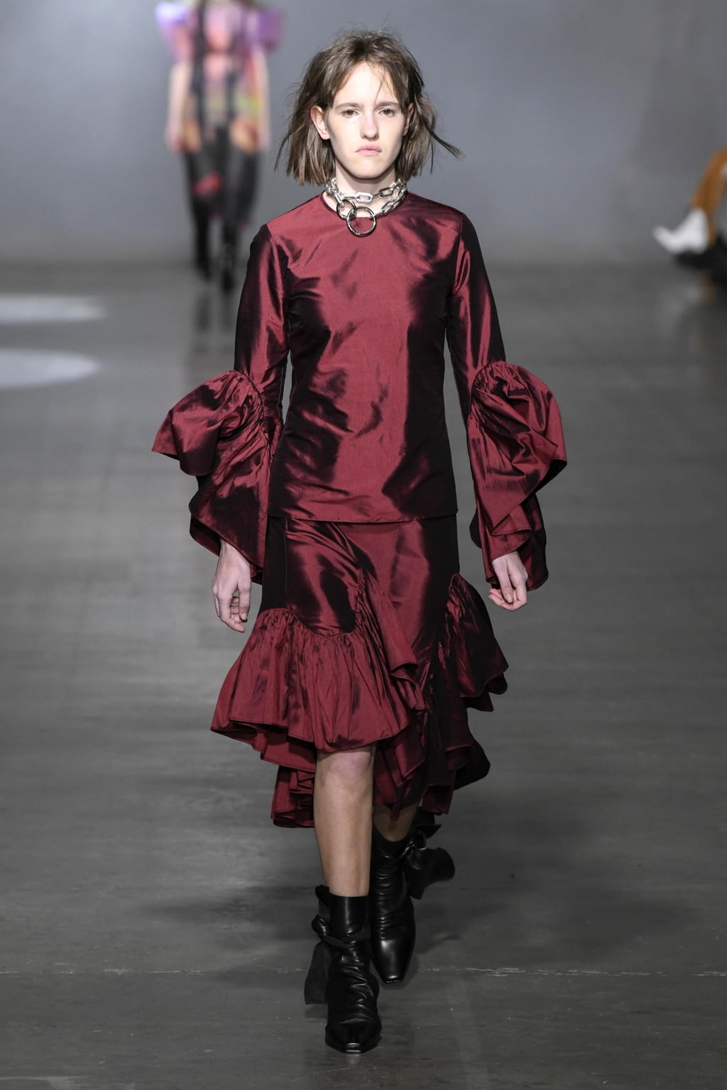 Fashion Week London Fall/Winter 2020 look 56 de la collection Marques' Almeida womenswear