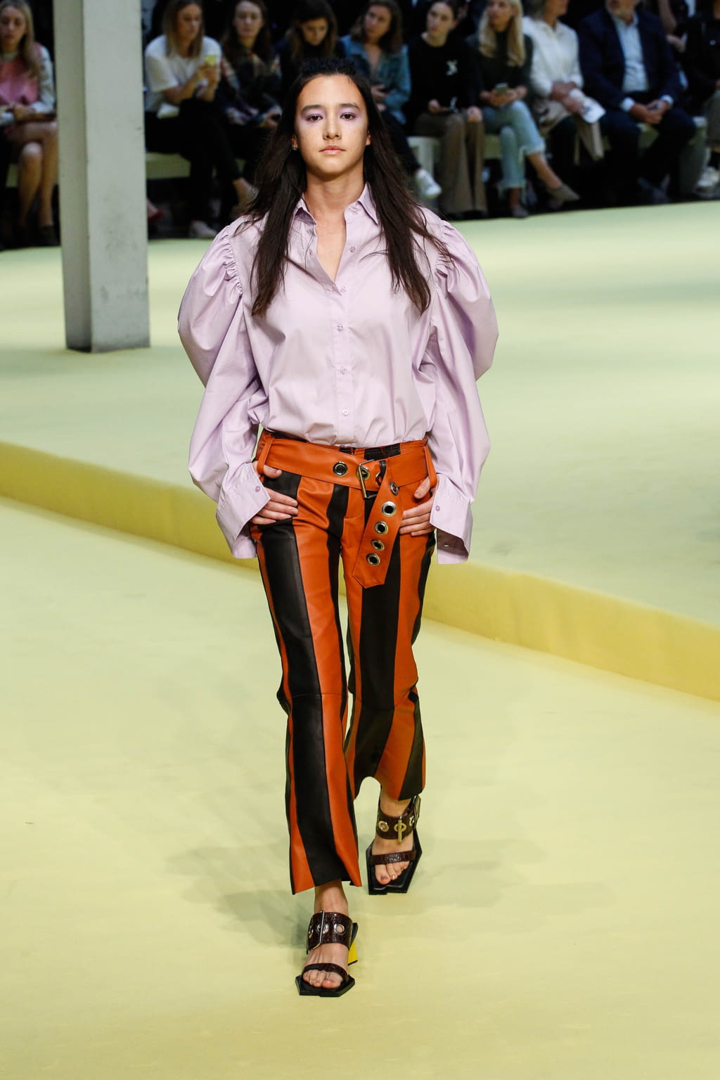 Fashion Week London Spring/Summer 2017 look 24 from the Marques' Almeida collection womenswear