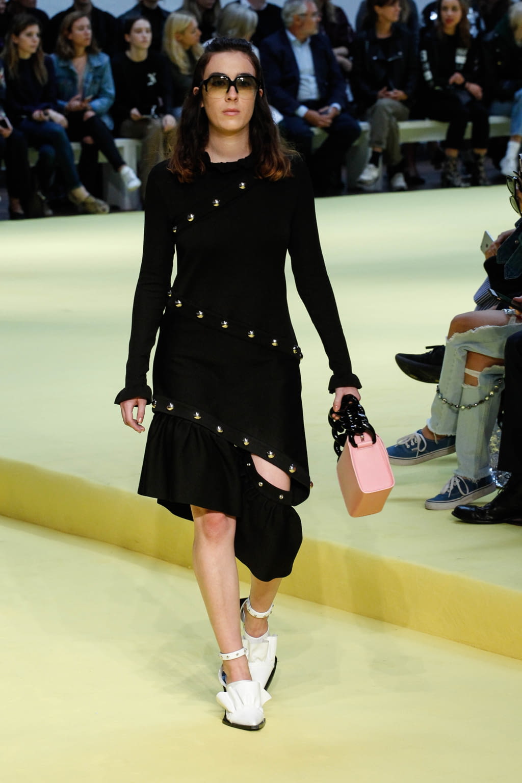 Fashion Week London Spring/Summer 2017 look 30 from the Marques' Almeida collection womenswear