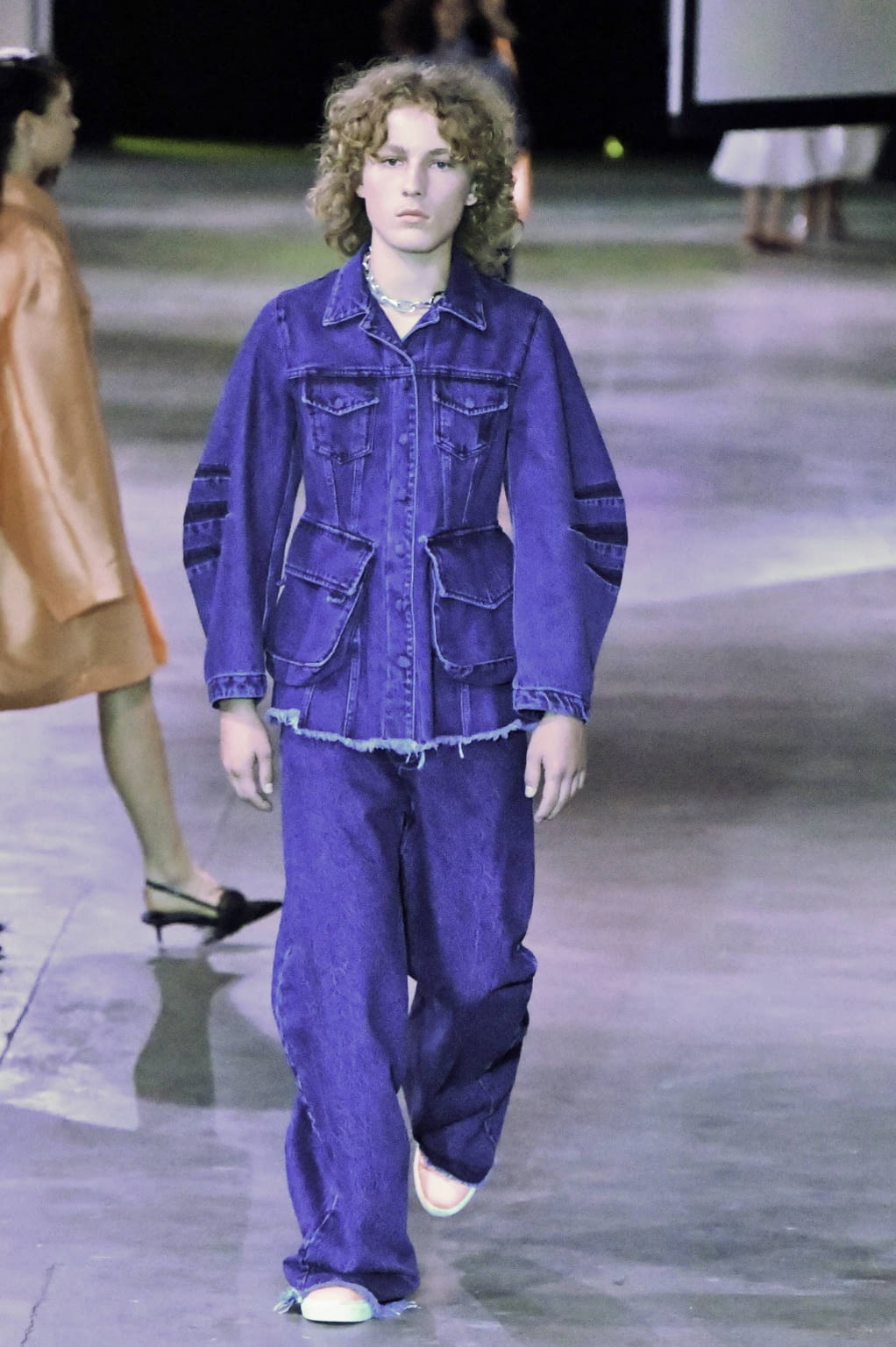 Fashion Week London Spring/Summer 2020 look 14 from the Marques' Almeida collection 女装