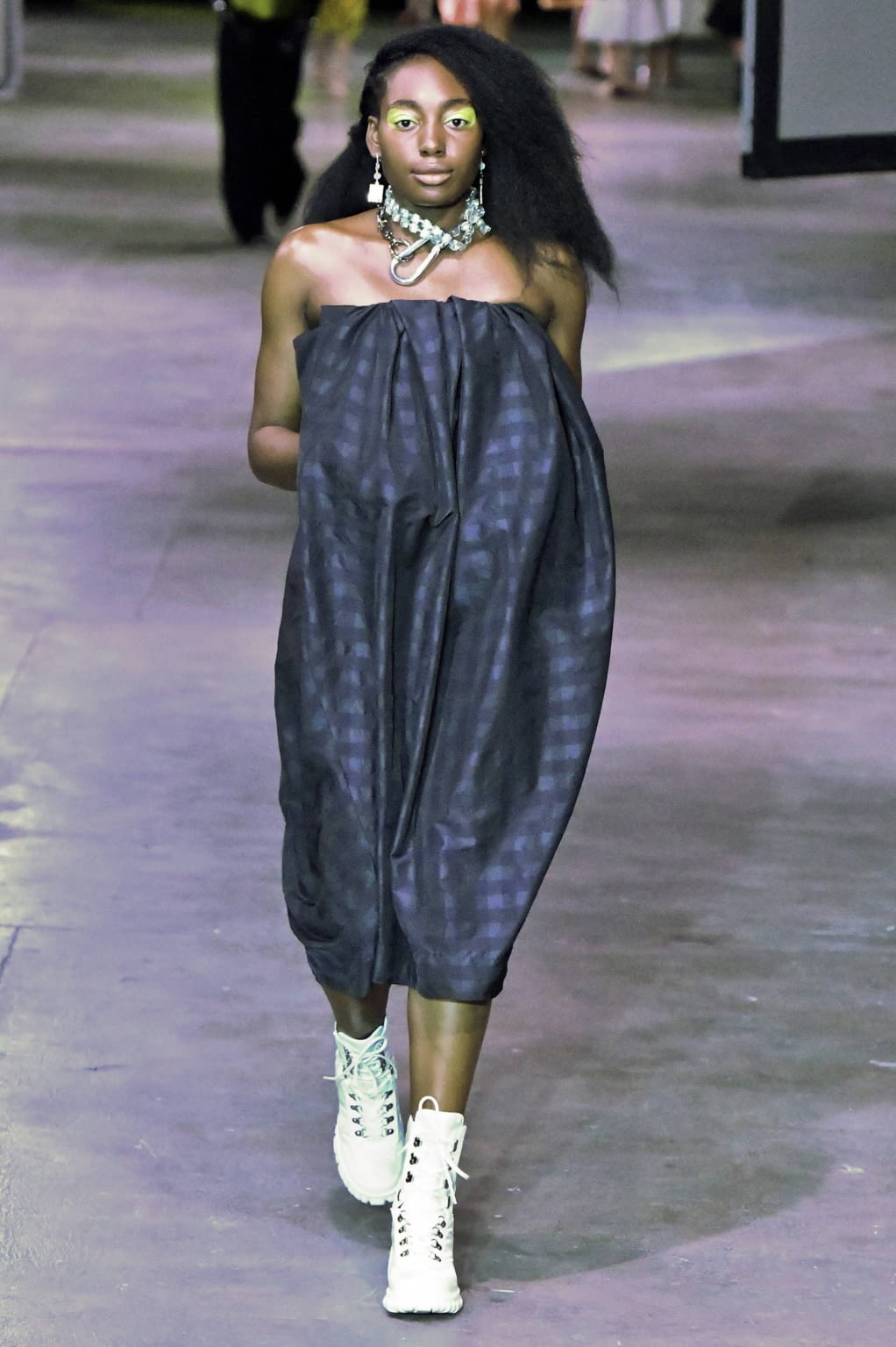 Fashion Week London Spring/Summer 2020 look 21 from the Marques' Almeida collection womenswear