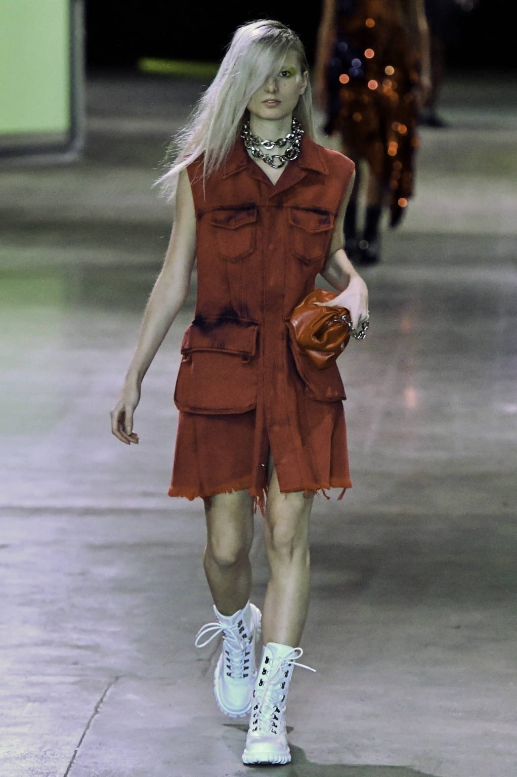 Fashion Week London Spring/Summer 2020 look 33 from the Marques' Almeida collection womenswear