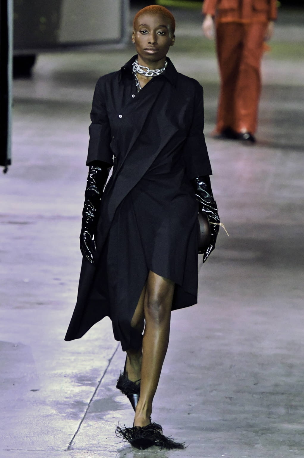 Fashion Week London Spring/Summer 2020 look 35 from the Marques' Almeida collection womenswear