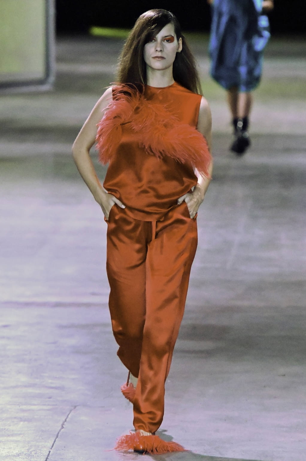 Fashion Week London Spring/Summer 2020 look 37 from the Marques' Almeida collection womenswear