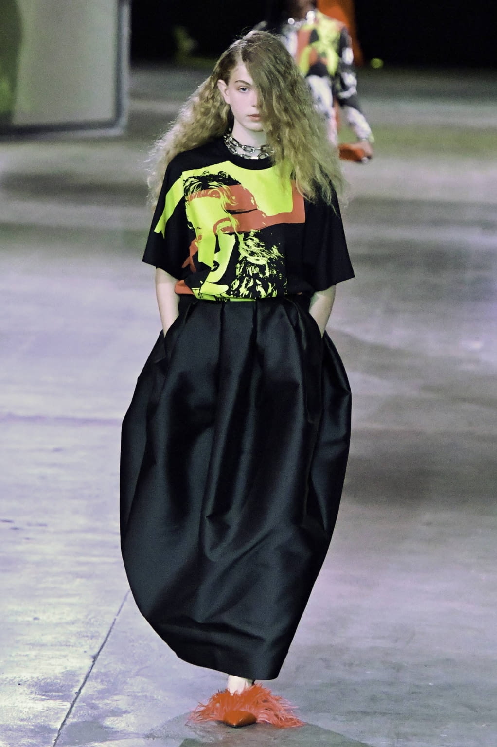 Fashion Week London Spring/Summer 2020 look 49 from the Marques' Almeida collection womenswear