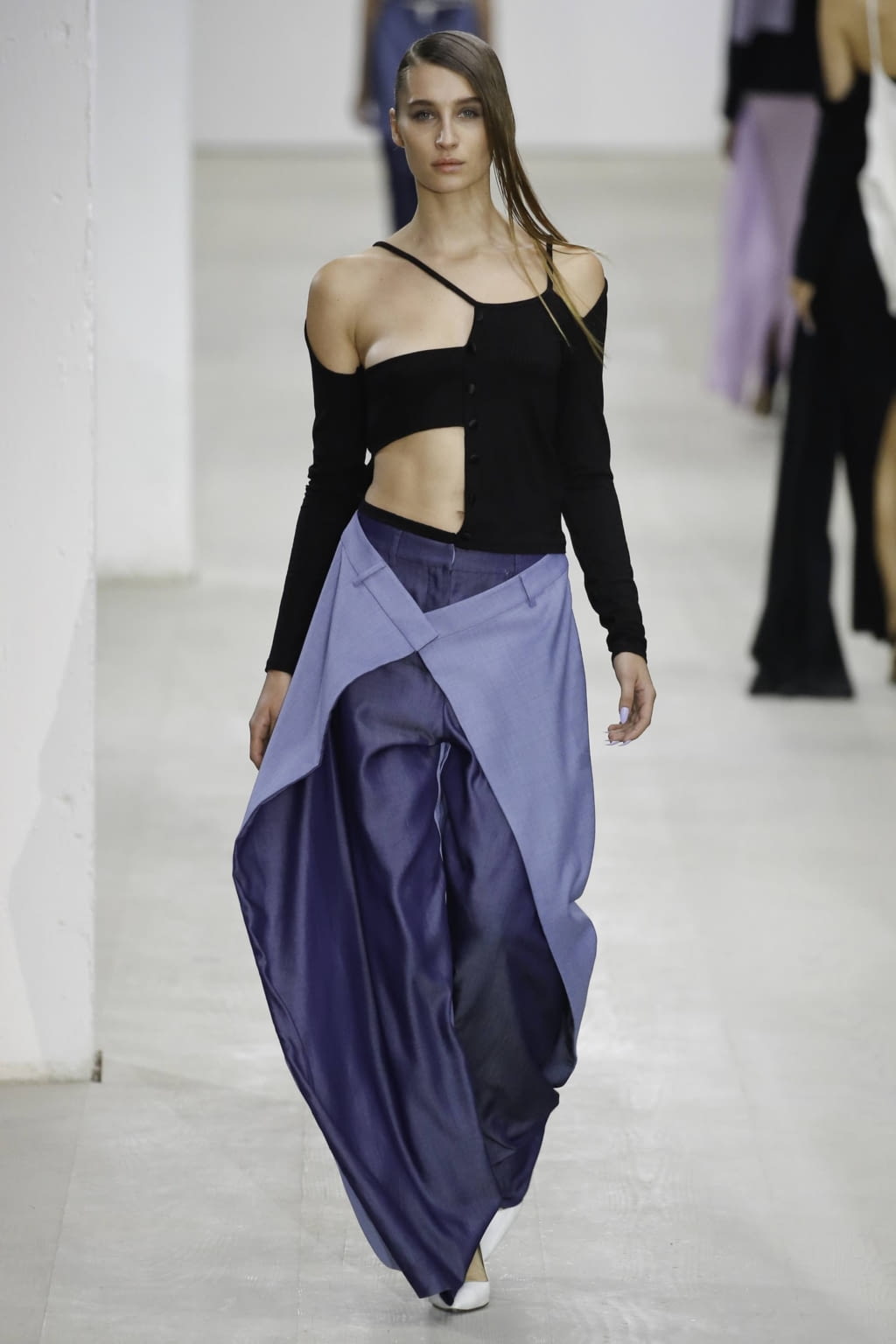 Fashion Week London Spring/Summer 2020 look 7 from the Marta Jakubowski collection womenswear