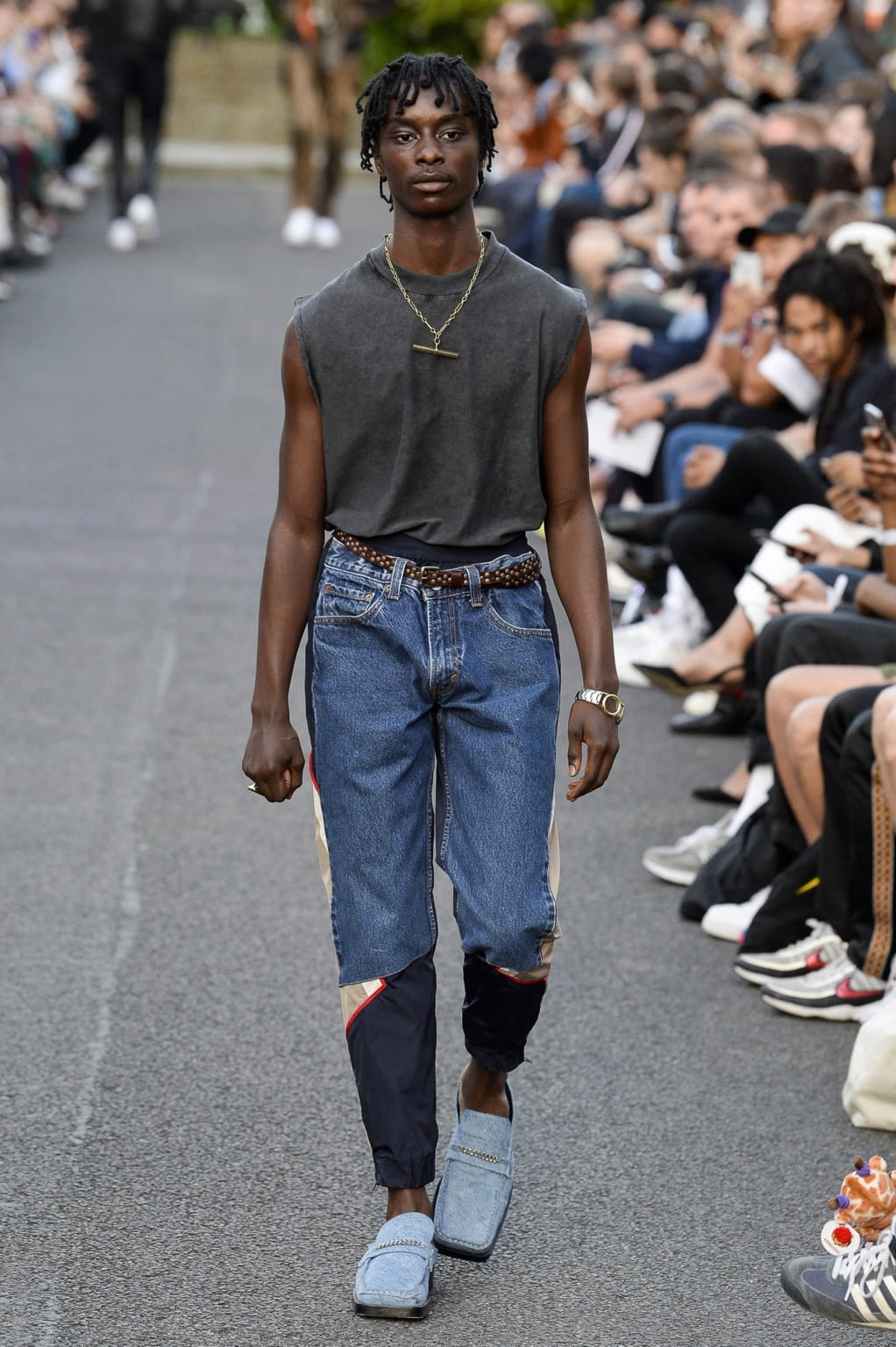 Fashion Week London Spring/Summer 2019 look 23 from the Martine Rose collection menswear