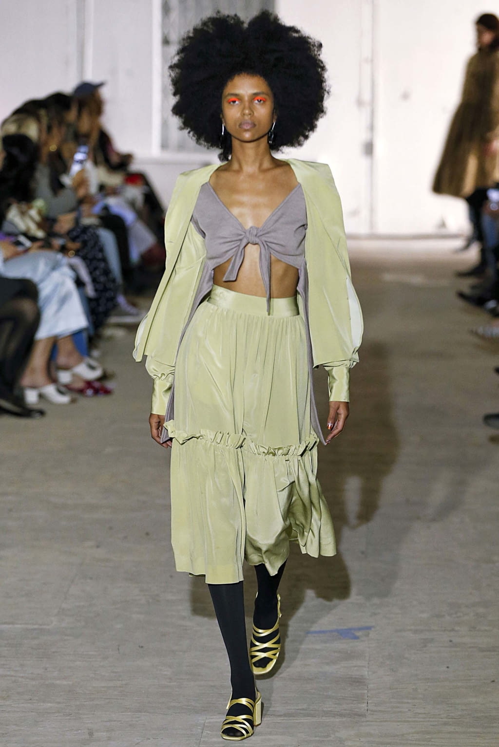 Fashion Week New York Fall/Winter 2018 look 14 from the Maryam Nassir Zadeh collection womenswear