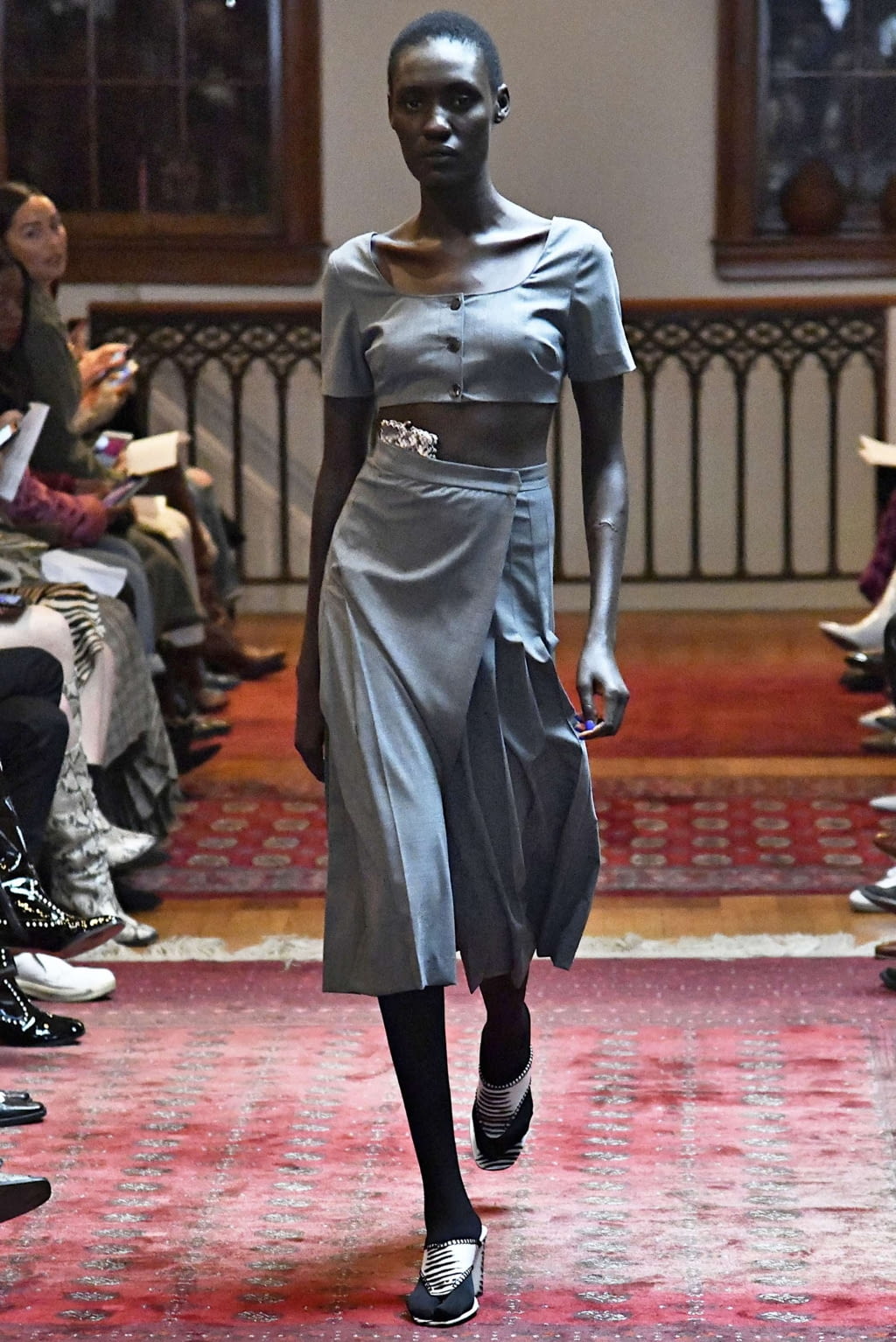 Fashion Week New York Fall/Winter 2019 look 1 from the Maryam Nassir Zadeh collection womenswear