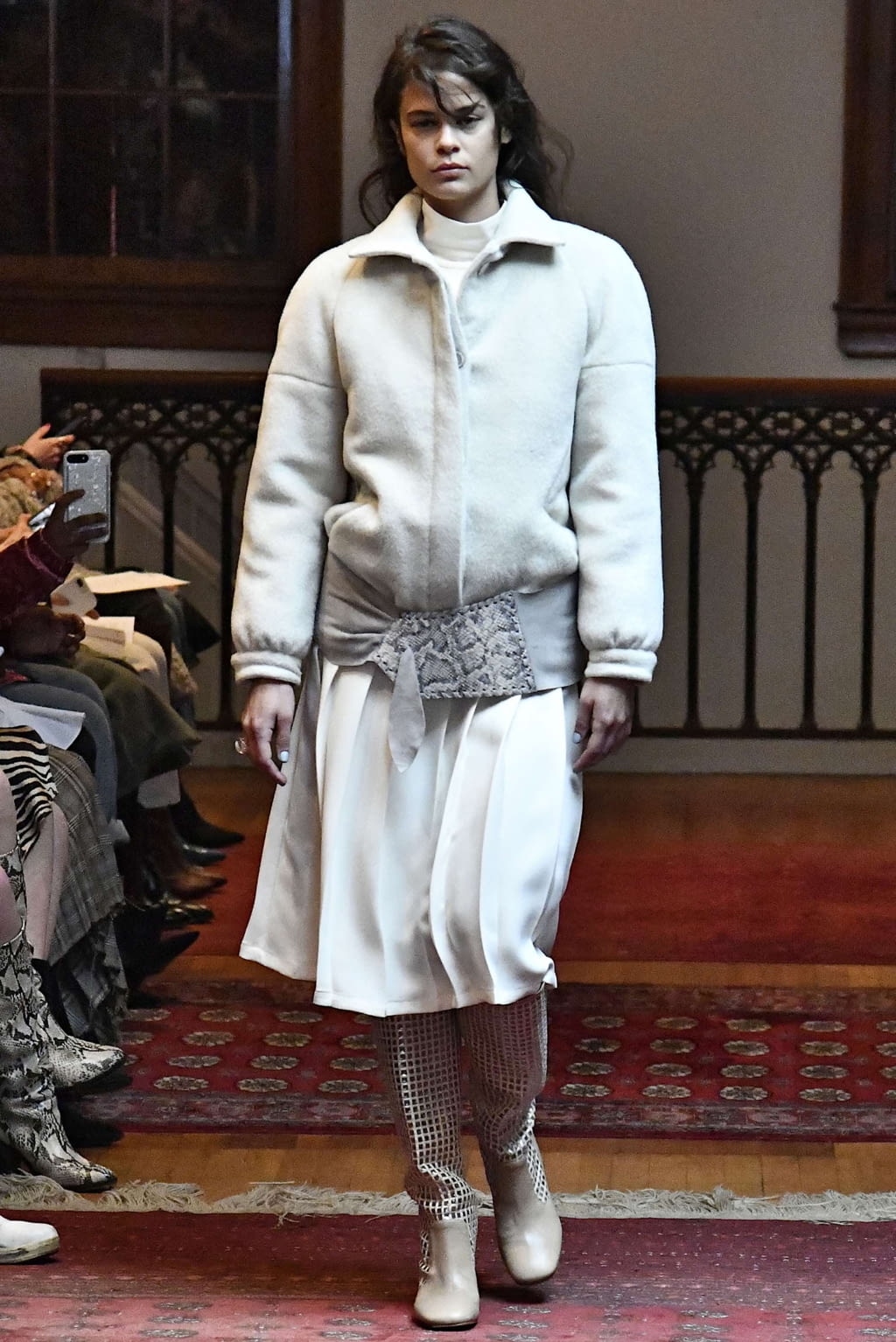 Fashion Week New York Fall/Winter 2019 look 2 from the Maryam Nassir Zadeh collection 女装