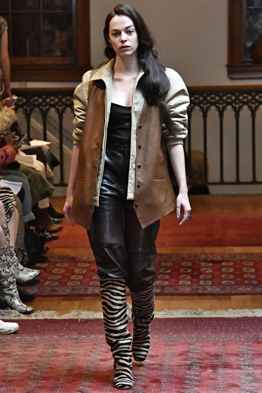 Fashion Week New York Fall/Winter 2019 look 7 from the Maryam Nassir Zadeh collection 女装
