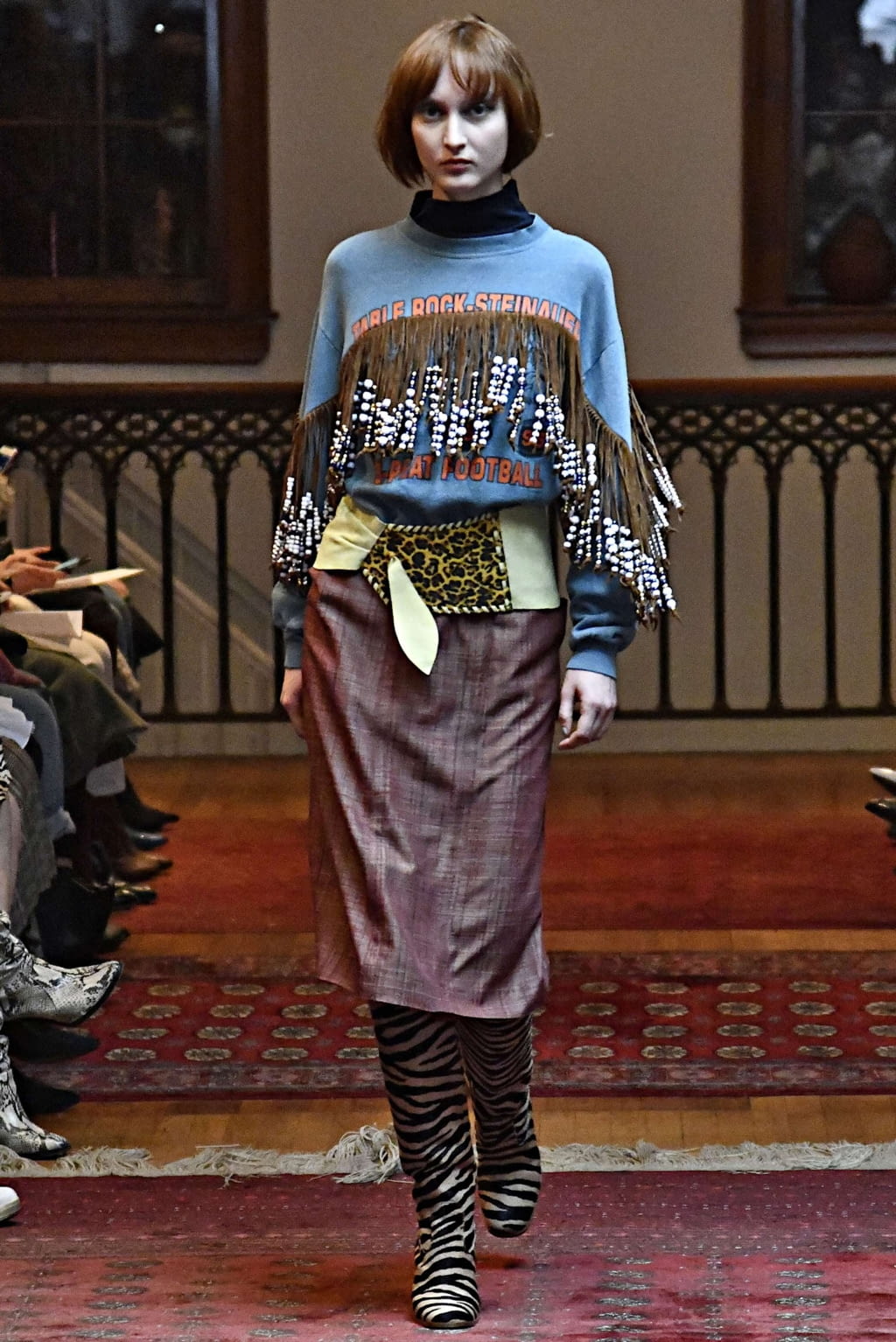 Fashion Week New York Fall/Winter 2019 look 19 from the Maryam Nassir Zadeh collection 女装