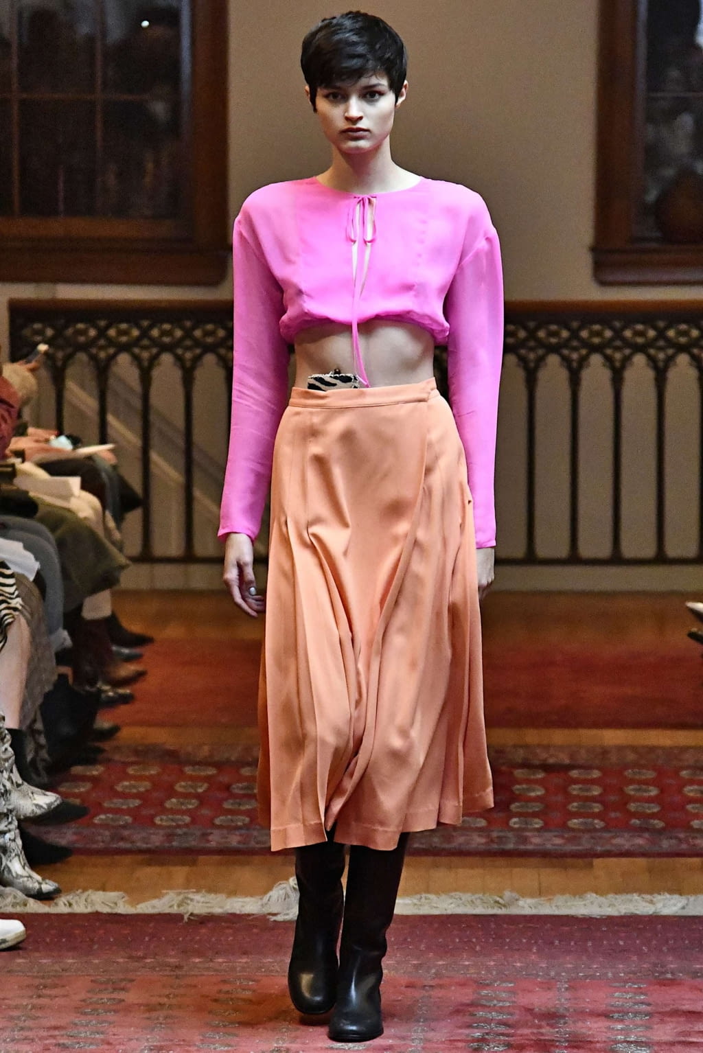 Fashion Week New York Fall/Winter 2019 look 26 from the Maryam Nassir Zadeh collection 女装