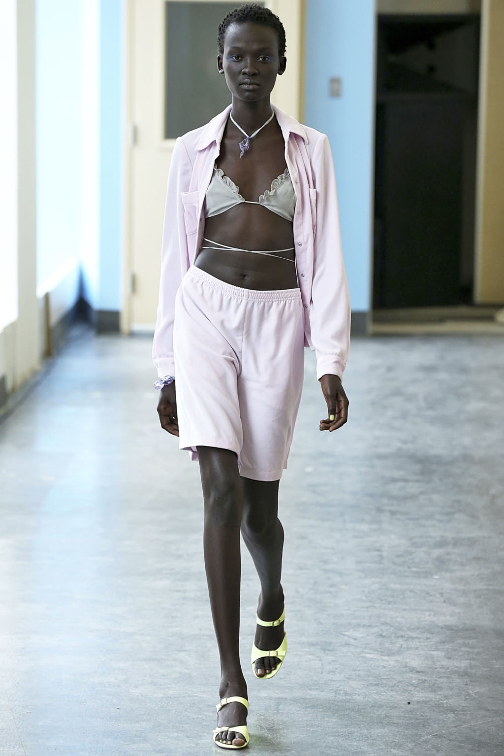 Fashion Week New York Spring/Summer 2019 look 7 from the Maryam Nassir Zadeh collection 女装